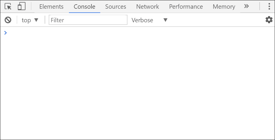 Google Chrome exibindo o resultado do comando mostrado acima